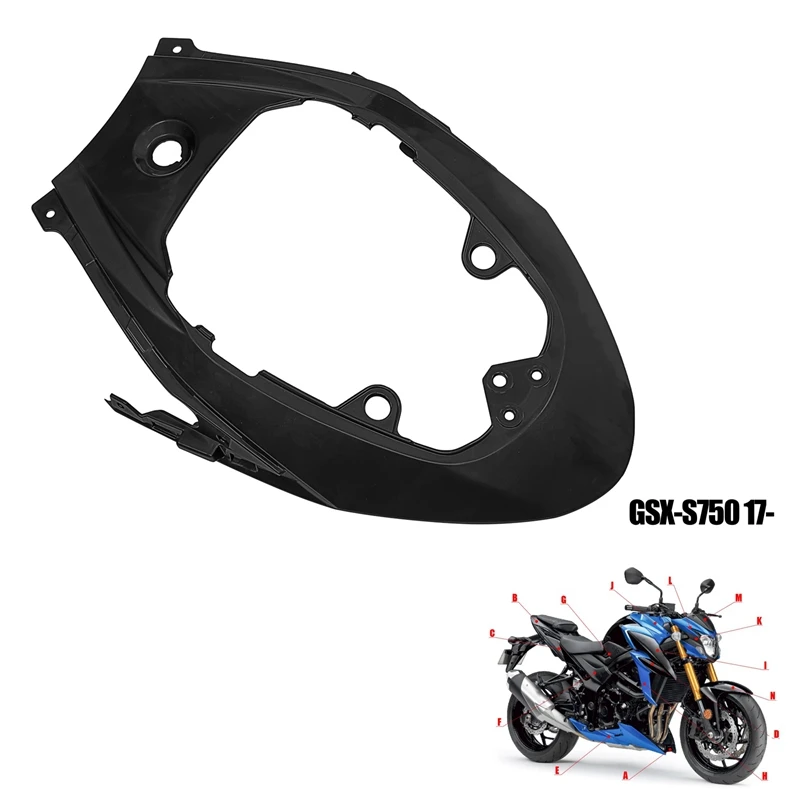

Motorcycle Rear Tail Cover Rear Seat Fairing Rear Seat Cover Frame for Suzuki GSX-S 750 GSXS750 2017-2021 Unpainted