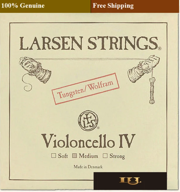 Larsen Soloist's Edition Cello Strings 4/4 Full Size Set Medium-C G D A Free Shipping | Спорт и развлечения