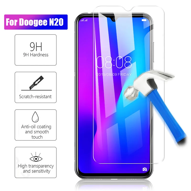 Закаленное стекло Для Doogee N20 6 3 дюйма 9H 2.5D защитная пленка взрывозащищенное