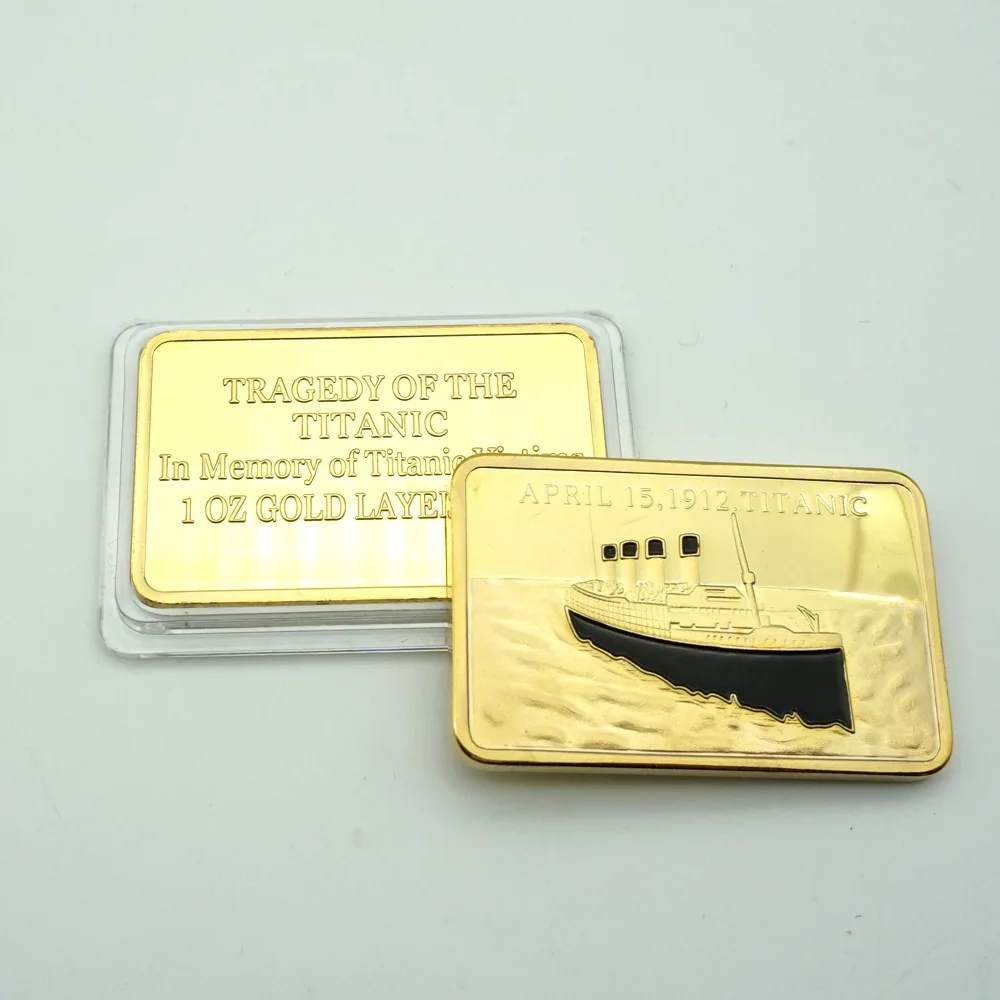 

1912 Titanic Gold Bullion Coin 100 Year Anniversary Memory Of Rms Victims Commemorative Tragedy Of The Titanic Collect