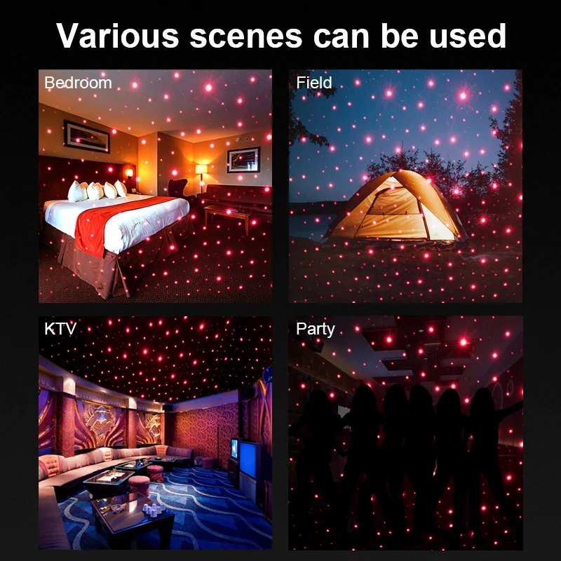 Auto Led Roof Star Night Lights Projector Light Interior Atmosphere Galaxy Lamp Decoration USB Ambient | Автомобили и мотоциклы