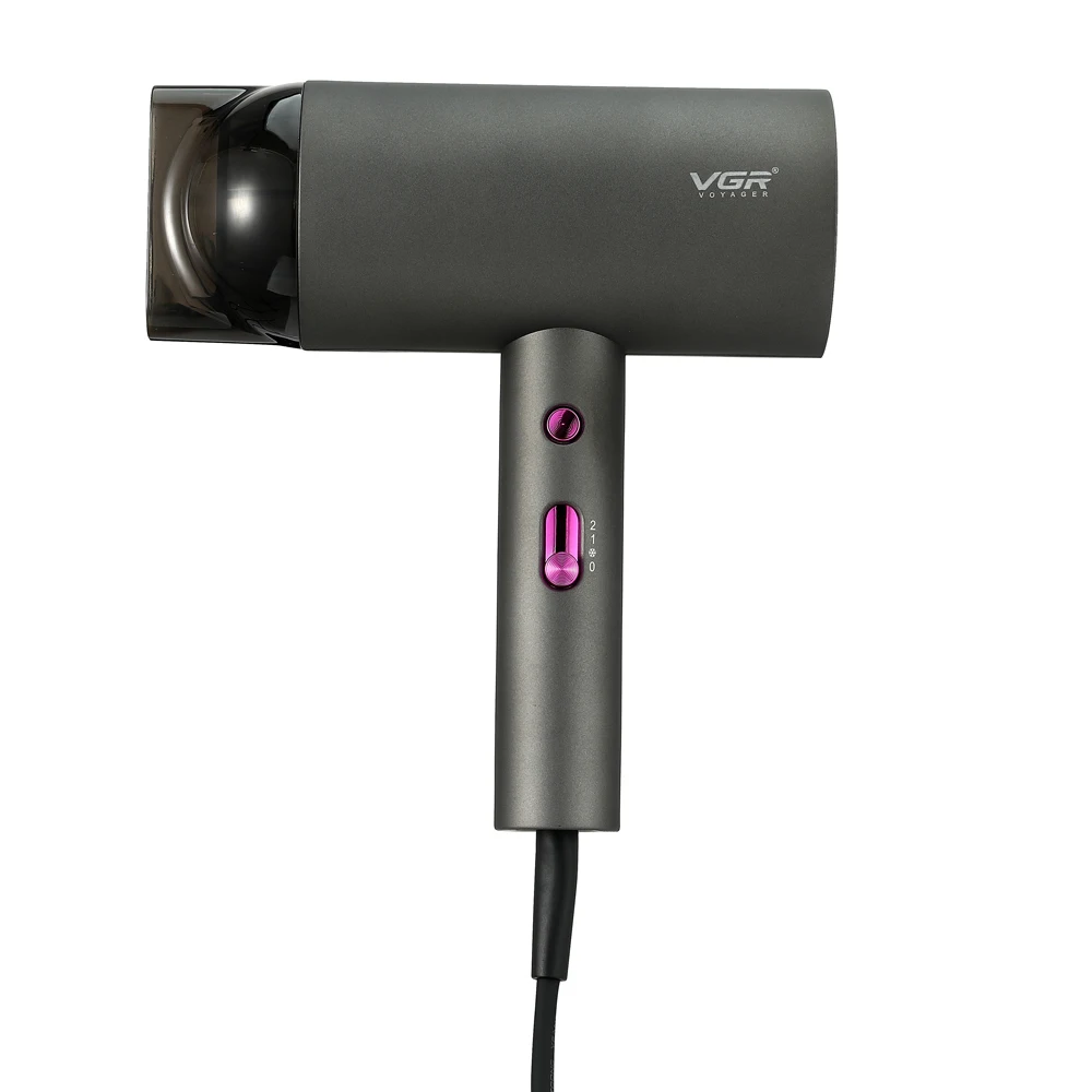 

VGR electric anion hair dryer unfoldable handle 1800W cold hot air negative ion hair care 2 speed constance temperature