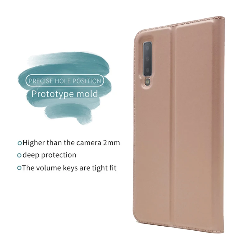 Для Samsung Galaxy A7 2018 чехол кошелек ZROTEVE Coque для кожаный флип A750 телефона|Бамперы| |