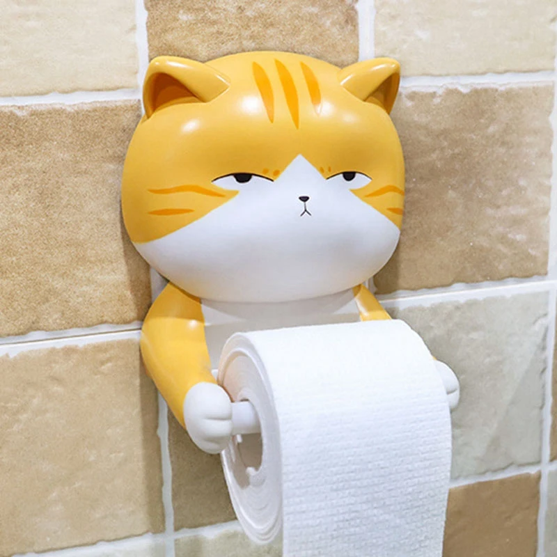 

Toilet Paper Holder for Toilet Paper Roll Holder Cartoon Vertical Paper Holder Storage Rack Bathroom Accessories