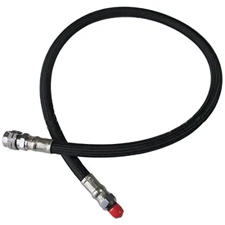 

Submersible low pressure tube Deep diving oxygen cylinder secondary head spare low pressure tube nylon braided color woven tube