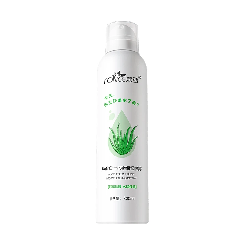 

FONCE Aloe Vera Moisturizing Spray 300ml Continuous Moisturizing Soothing Rejuvenating Nourishing Preventing Dryness