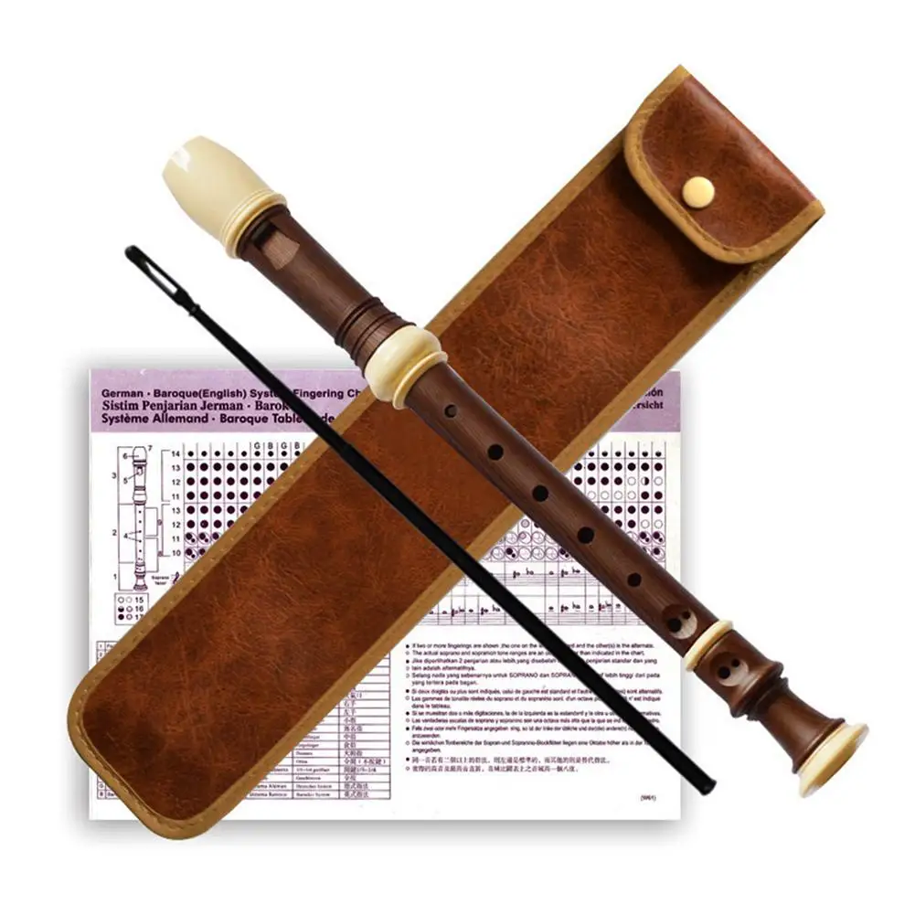 Видеорегистратор сопрано с длинной канавкой 8 отверстий в немецком стиле C