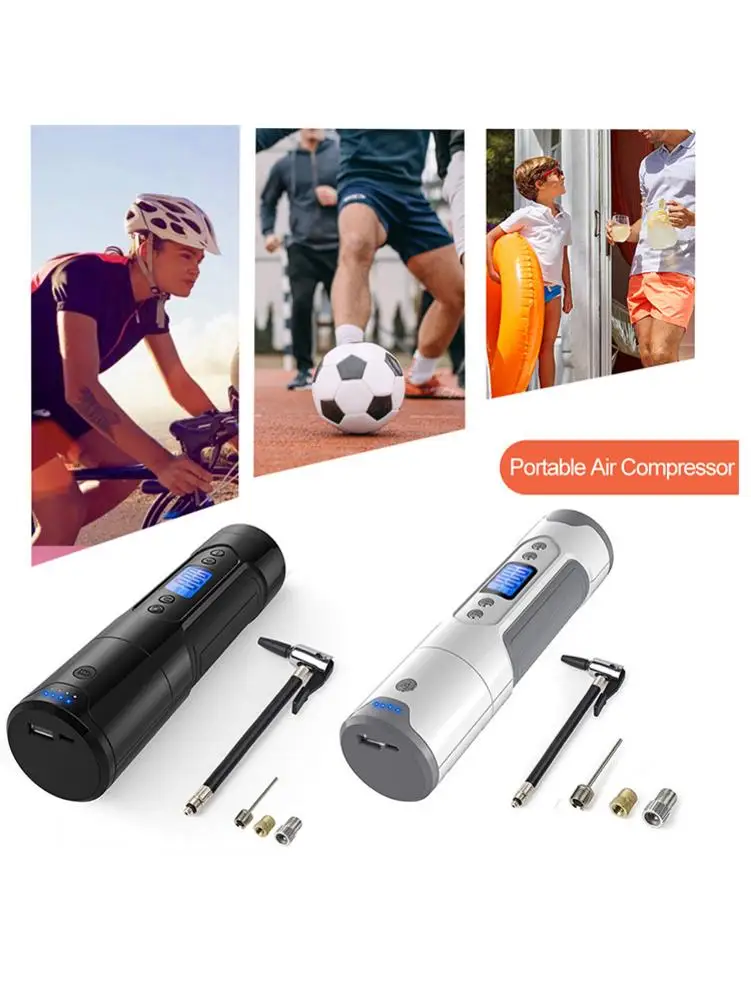 Портативный воздушный компрессор 150PSI 12 В мини-насос для накачивания шин ручной