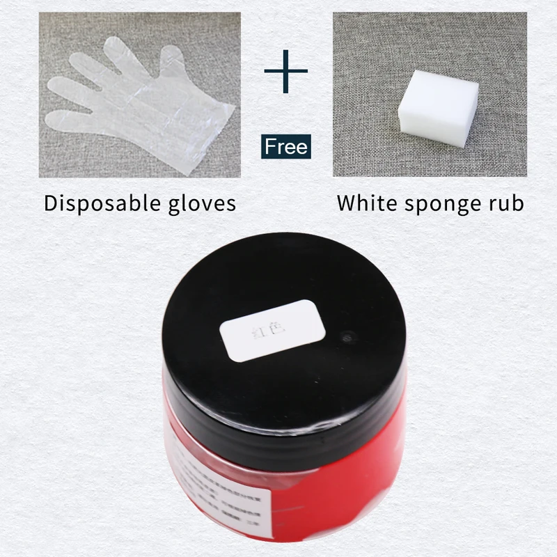 Красные кожаные женские бежевые 50 мл восстановление отверстий царапинам трещин