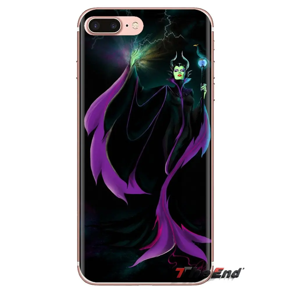 For Huawei Honor 7X V10 6C V9 6A Play 9 Mate 10 Pro Y7 Y5 P8 P10 Lite Plus GR5 2017 curse Maleficent Stained Glass Soft TPU Case |