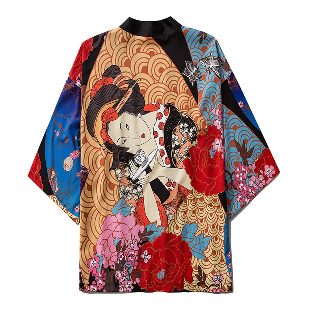 Kimono Cardigan Fashion Men's 