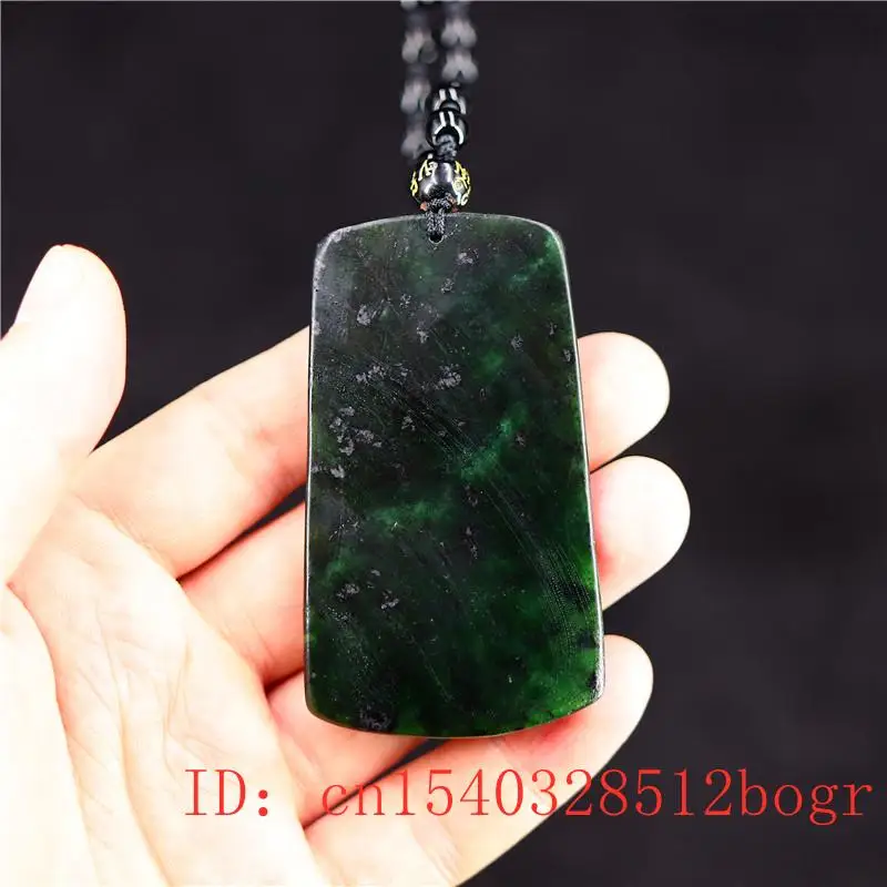 Нефритовое ожерелье с подвеской Будды ювелирные изделия натуральное очарование