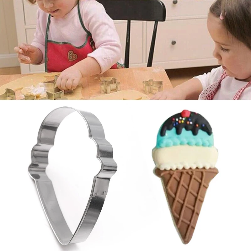 Креативная форма для печенья из нержавеющей стали в форме мороженого выпечки