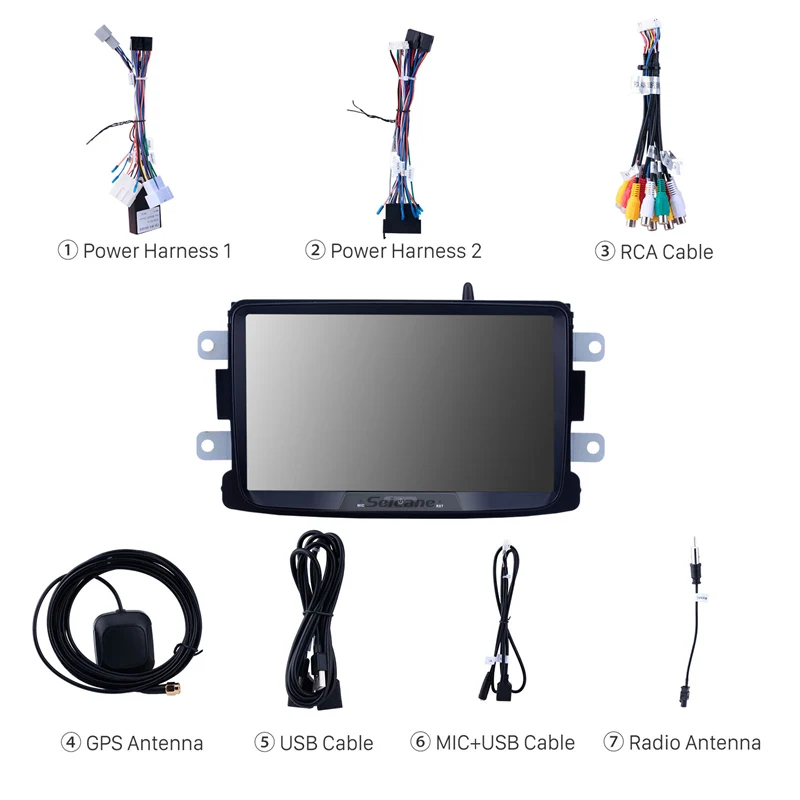 Seicane Android 10 0 8 &quotавтомобильный стерео радио GPS навигация мультимедийный плеер для
