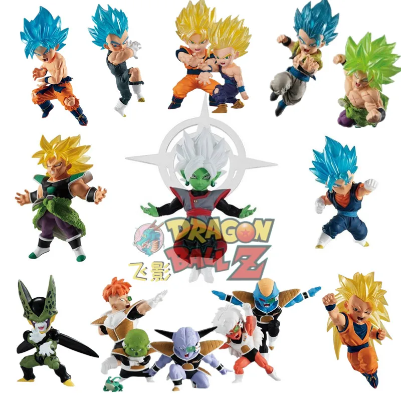

Bandai Genuine CANDY TOY Dragon Ball Adverge Motion Gogeta Broli Son Gohan Son Goku Vegeta IV Broli Action Figure Model Toys