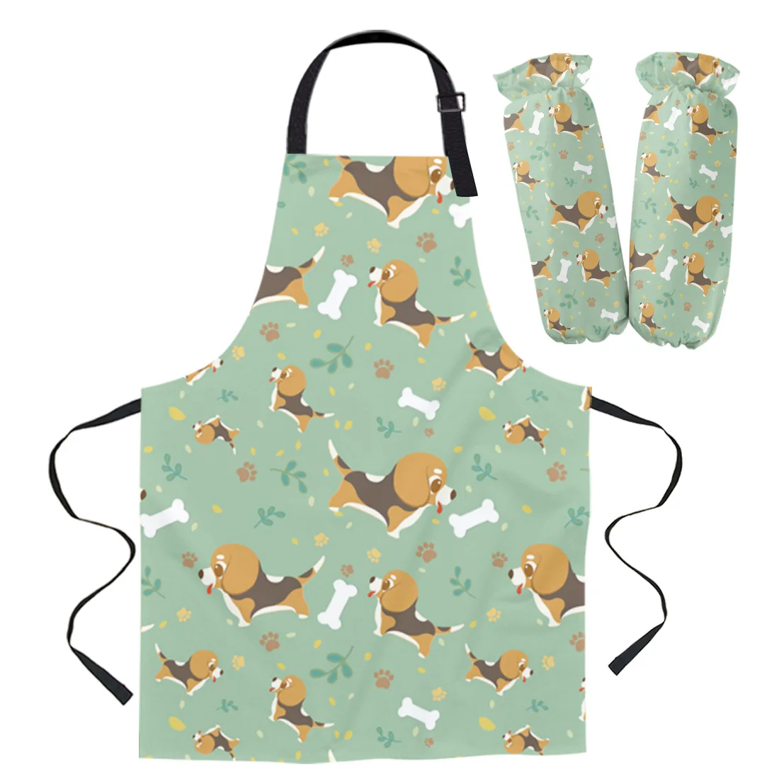 Мультфильм милый собака кость фартук Кухня Аксессуары для выпечки нагрудник