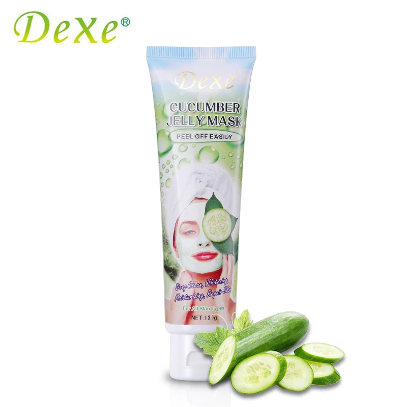Новое поступление 120 г Dexe Желейная пилинг маска Черничный огурец кокосовое время