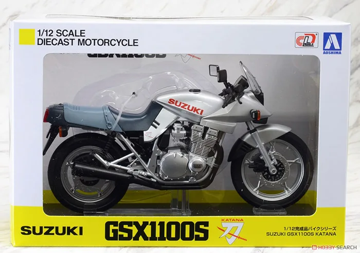

1/12 AOSHIMA Готовая модель мотоцикла Suzuki GSX1100S Катана с дисплеем #10522