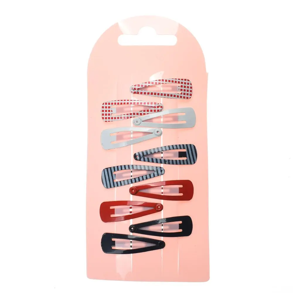 10 шт. Новинка Симпатичные металлические заколки для волос зажим сердце