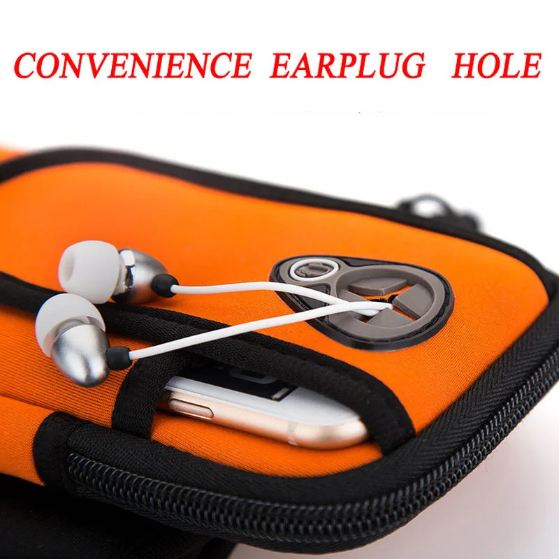 Универсальная спортивная Беговая наручная повязка водонепроницаемый чехол для