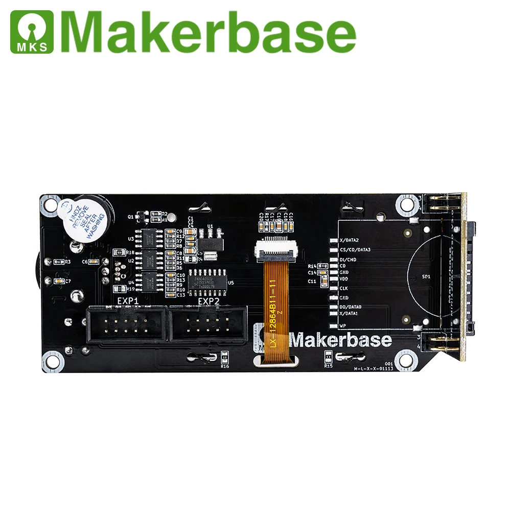Makerbase MKS MINI12864 V3 Insert SD Card Front LCD Smart Display Screen 3D Printer Parts SKR VORON mini 12864 | Компьютеры и офис