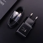 USB-адаптер для быстрой зарядки для Samsung Xiaomi 10T A2 Lite 9 Redmi 5A 6A 4X Poco X3 F2 pro Note 6 7 8 Pro 9 В, вилка европейского стандарта, зарядный кабель