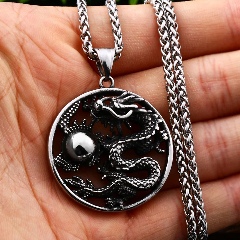 Байер скандинавский Викинг Дракон символ Одина кулон ожерелье в винтажном стиле