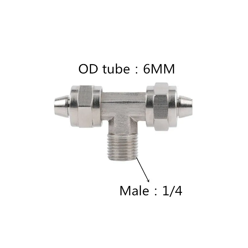 

Пневматический т-образный штуцер PB6-01/02 PB8-01/02/03/04 PB10-02/03/04 PB12-02/03/04
