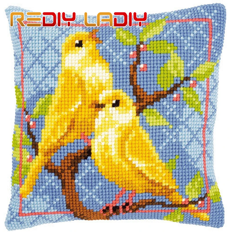 LADIY для диванной подушки с рисунком красных птиц диванов декоративные Чехол DMC