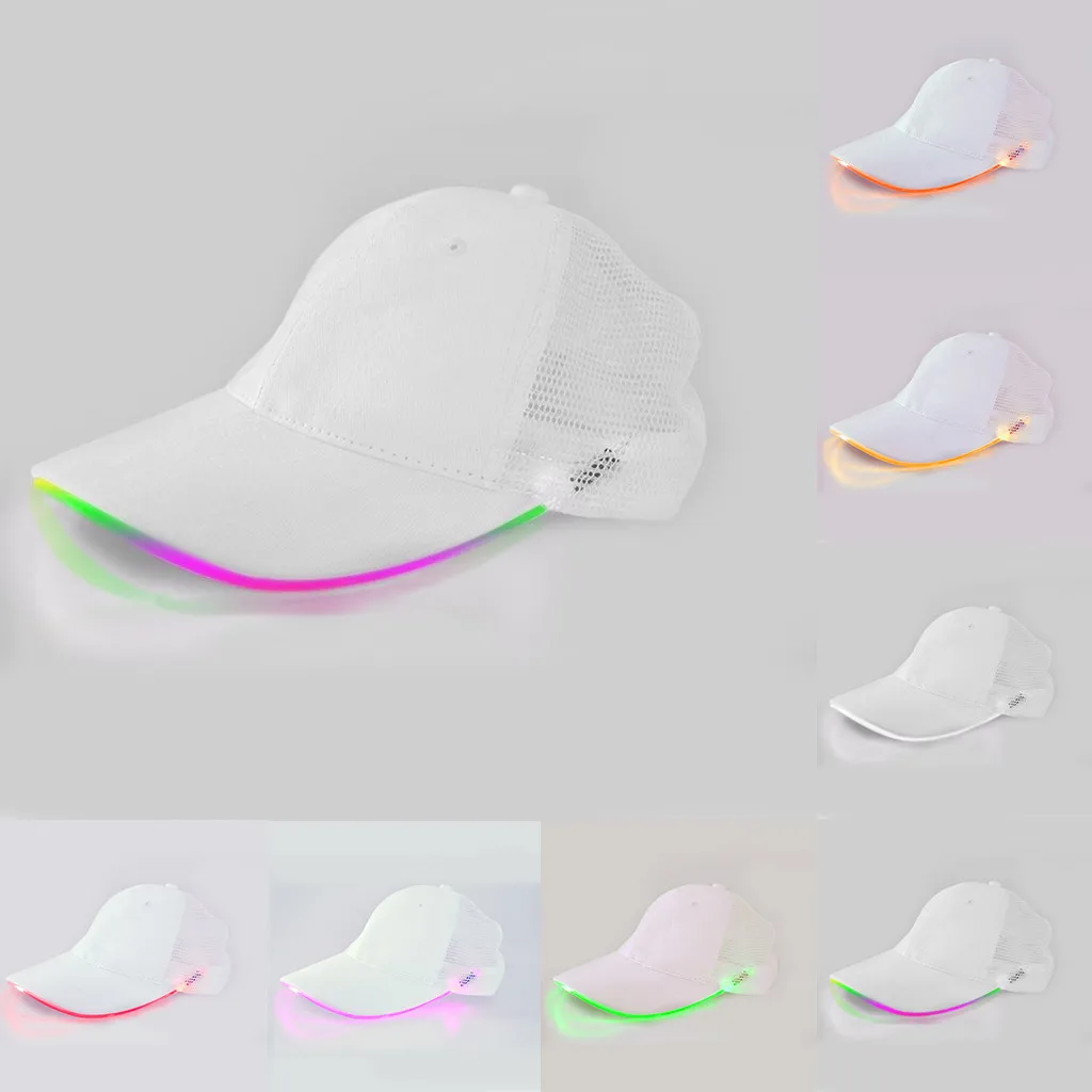 SAGACE 2020 новый стиль шляпа со светодиодной подсветкой светящаяся для клуба