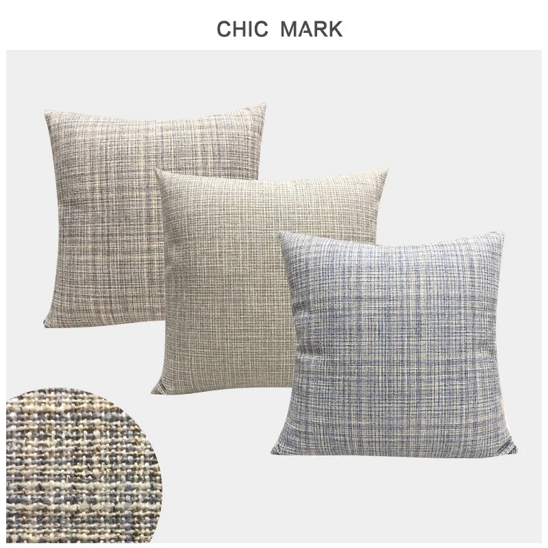 Japanese Simple Cushion Cover Decorative Pillows For Sofa Soft Solid Colors Pillow Case Home Decor Living Room | Дом и сад