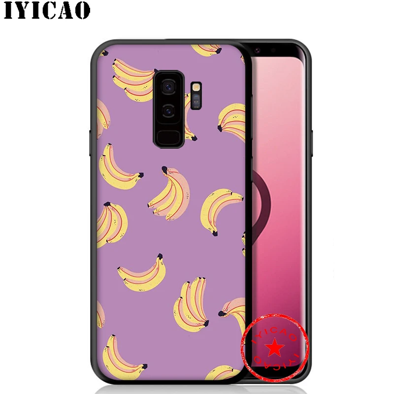 Мягкий чехол IYICAO фруктовый банан ананас для samsung Galaxy S10e S10 S9 S8 Plus S6 S7 Edge Note 10 9 8 TPU |