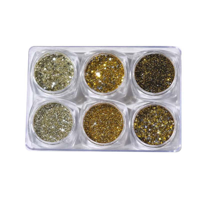 Блестки градиентные золотистые блестящие розовые для дизайна ногтей | Красота и