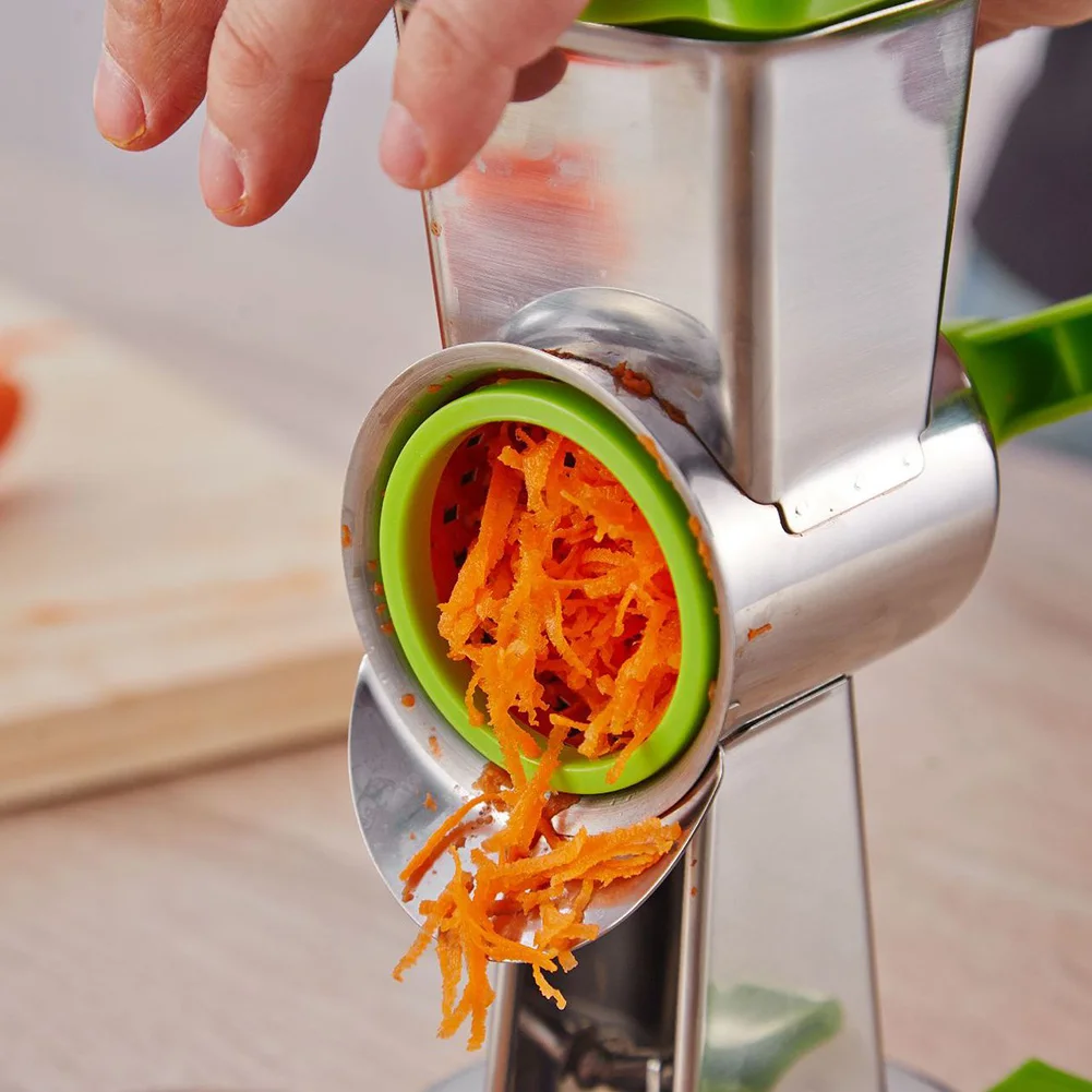 

Stainless Steel Hand Crank Rotary Grater Multifunctional Kitchen Vegetable Cutter TN99