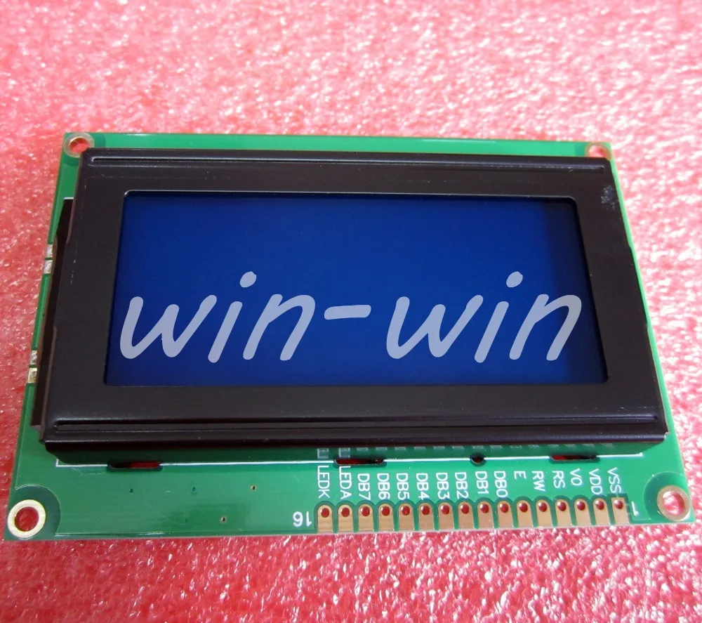 1PCS 1604 LCD 16*4 16x4 Character LCD1604 Screen Blue Blacklight Display Module 5V for Arduino diy electronics | Электронные