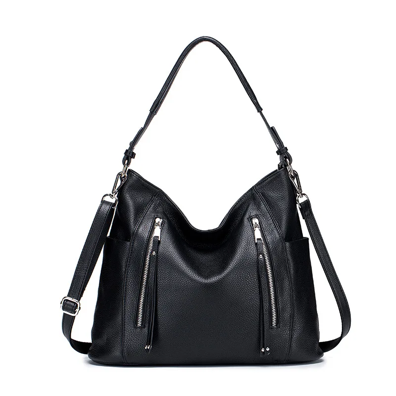 

Сумка-тоут женская из воловьей кожи, роскошный саквояж кросс-боди с верхним слоем, вместительный тоут на всю поверхность