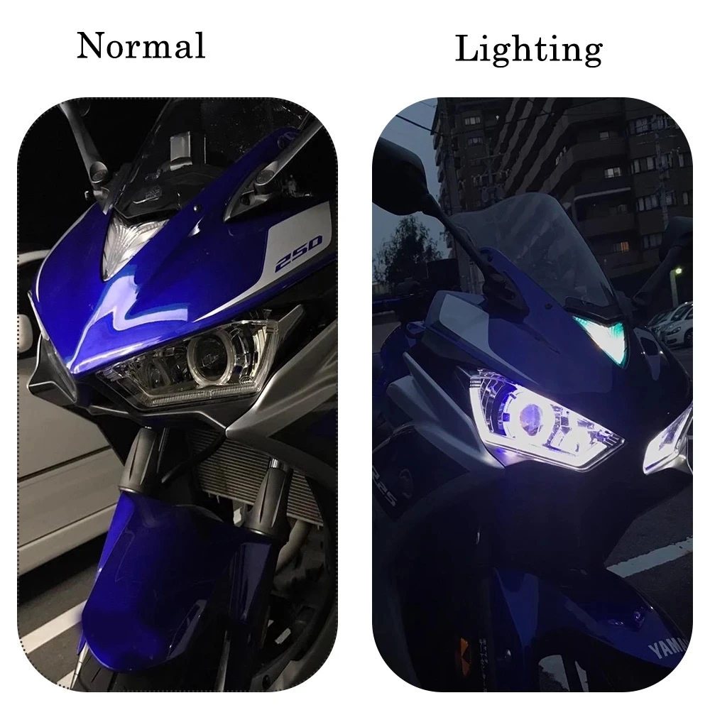 Фара мотоциклетная KEMiMOTO для YAMAHA YZF R25 R3 2013-2017 ангельский демонический глаз |