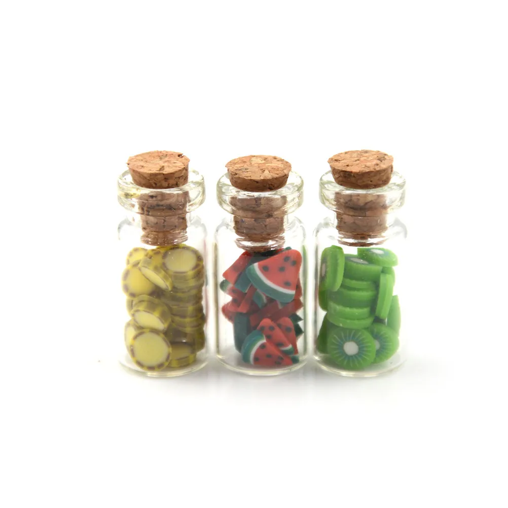 Мини-бутылка для фруктов овощей кукольный домик Миниатюрная игрушка 1:12 весы