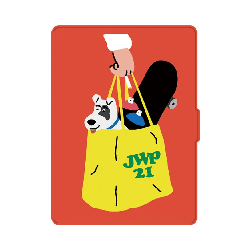 Цветной защитный чехол из ПУ кожи с рисунком умный аксессуары для Kindle Paperwhite