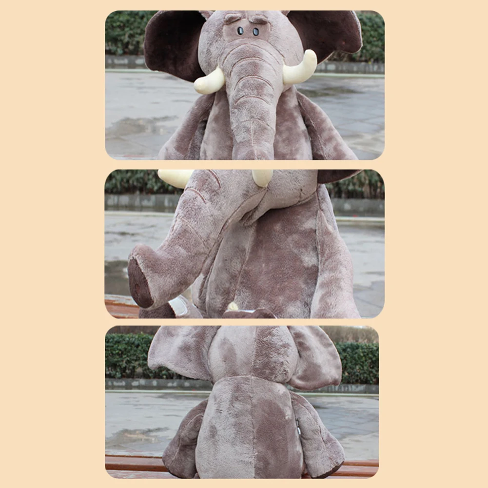 

25cm Plush Stuffed Elephant Toy Baby Doll Soft Pillow Bed Decor Present