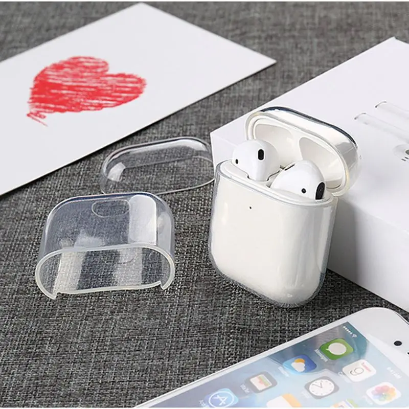 Универсальная мягкая искусственная кожа для AirPods 1 2 зарядная коробка|Аксессуары