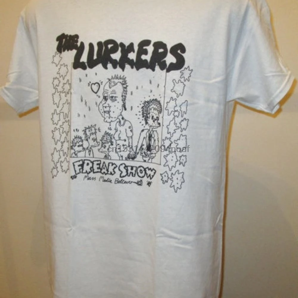 Футболка The Lurkers Freak Show музыка 70s панк-рок одежда графическая футболка для мужчин и