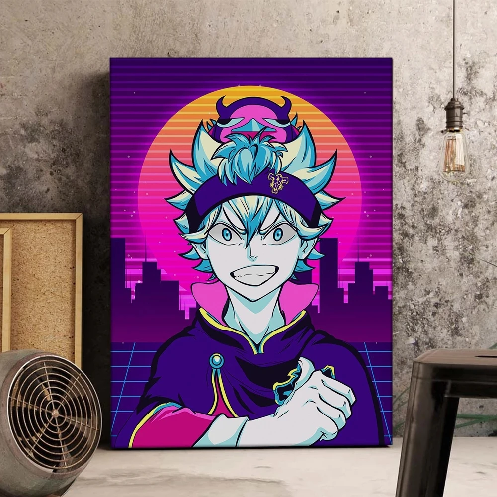

Anime Japan Black Clover Asta Poster Canvas Schilderen Wall Art Prints Pictures Modular Modern Home Decor Kind Kamer Slaapkamer