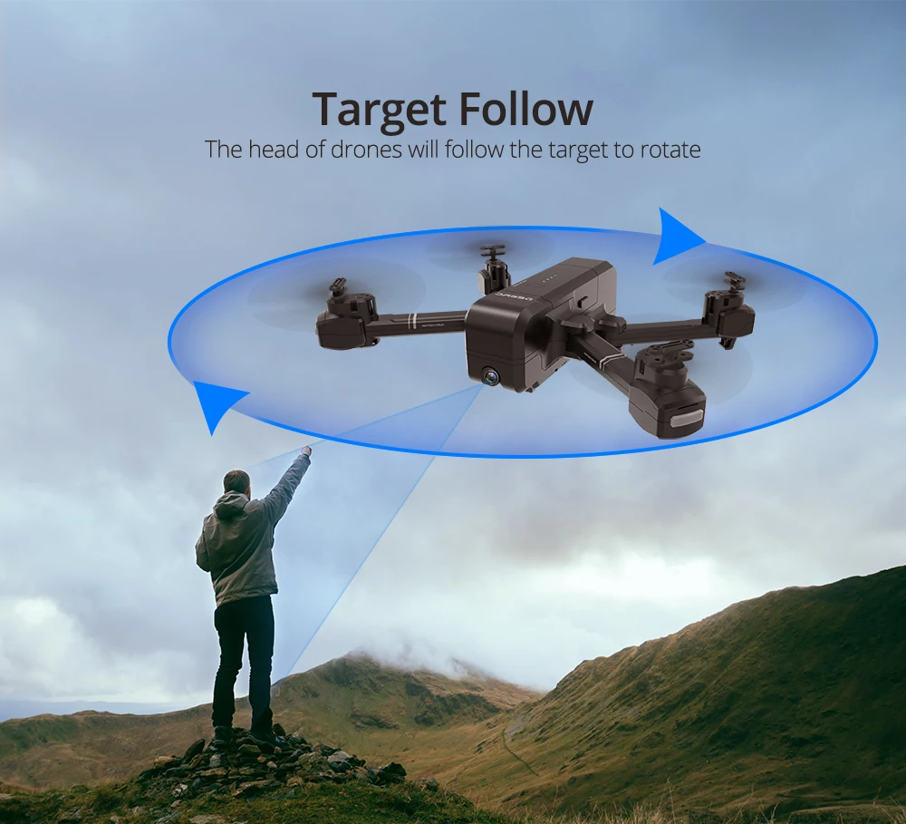 DEERC DE25 Дрон gps ГЛОНАСС FPV wifi RC Дроны с камерой Full HD 1080P Профессиональный gps Квадрокоптер