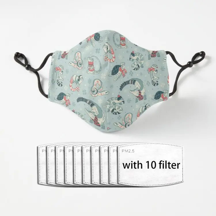 

Зимняя модная маска herps для косплея, маска для лица, пылезащитные маски для взрослых и детей, моющиеся фильтры