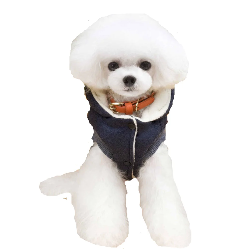 Новейшая супер теплая одежда для собак зимнее пальто и куртки хлопковое