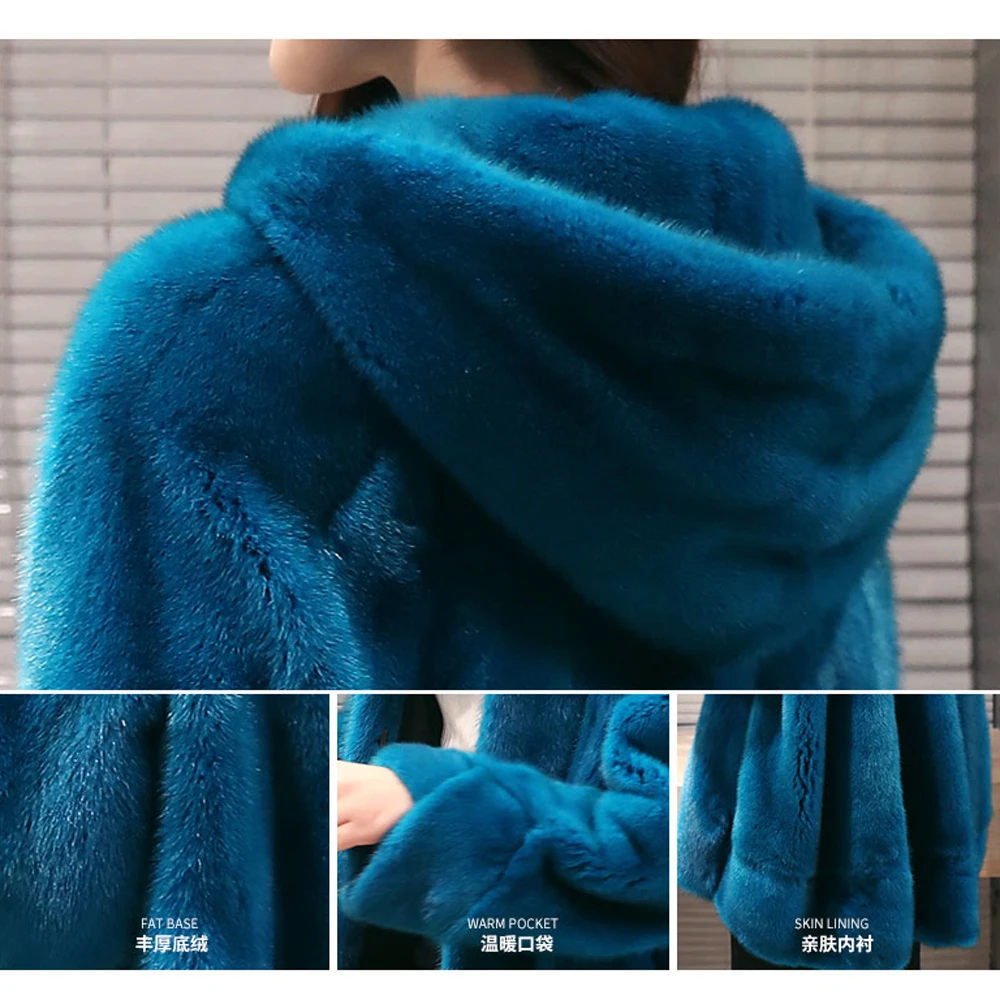 Новинка 2019 брендовые Элегантные женские пальто из цельного натурального меха