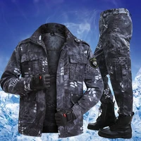 men camouflage suit spring autumn outdoor hunting tactical military clothing camping climbing long sleeve labor overalls suits