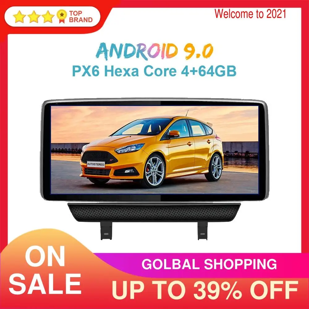 

Android 9.0 4GB Car GPS Navigation Head Unit For Mazda 2 2014-2019 Multimedia Player Radio Recorder Stereo DSP ISP No DVD Player