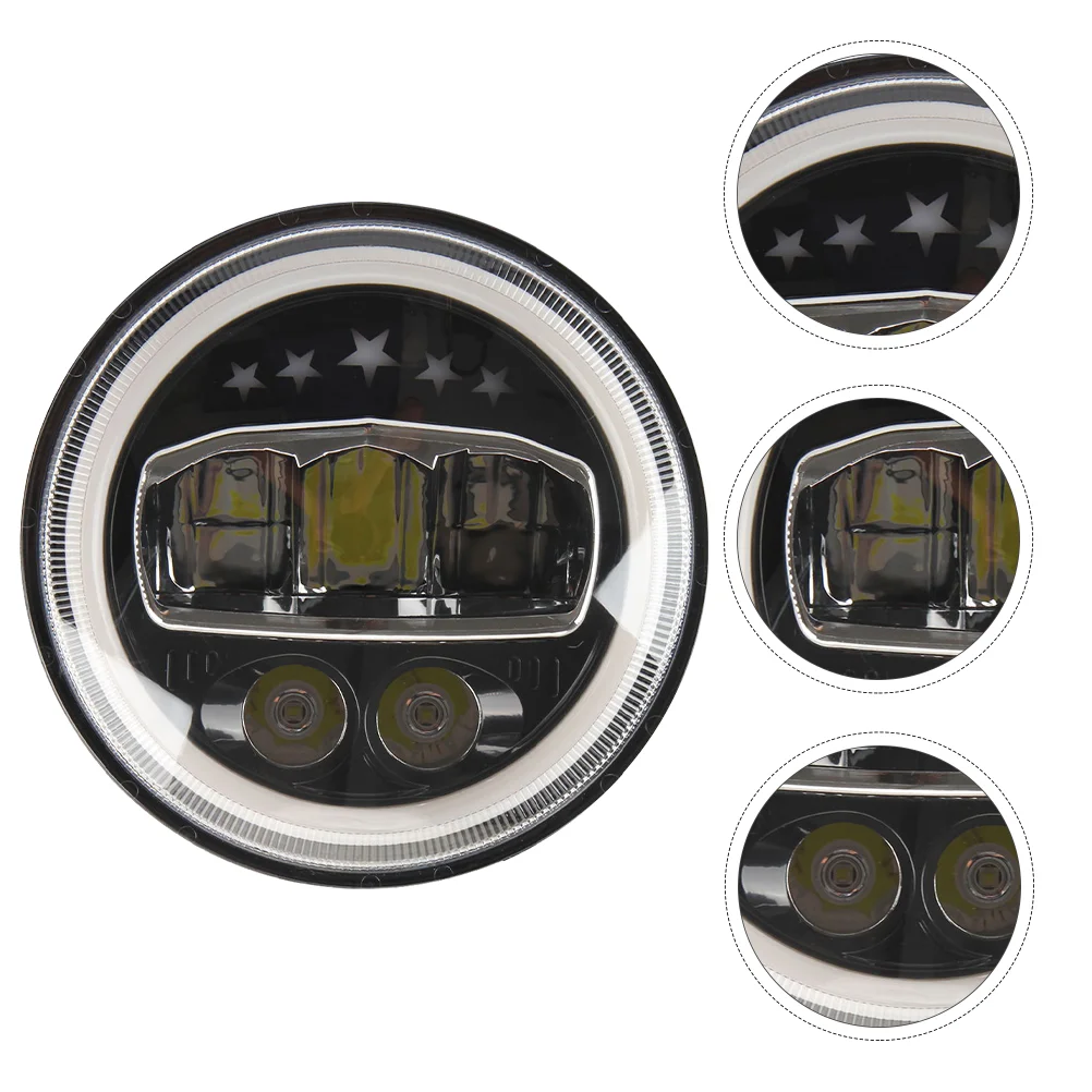 

1Pc 7 Inch Round Work Light Waterproof LED Headlight Accessory for SUV Car